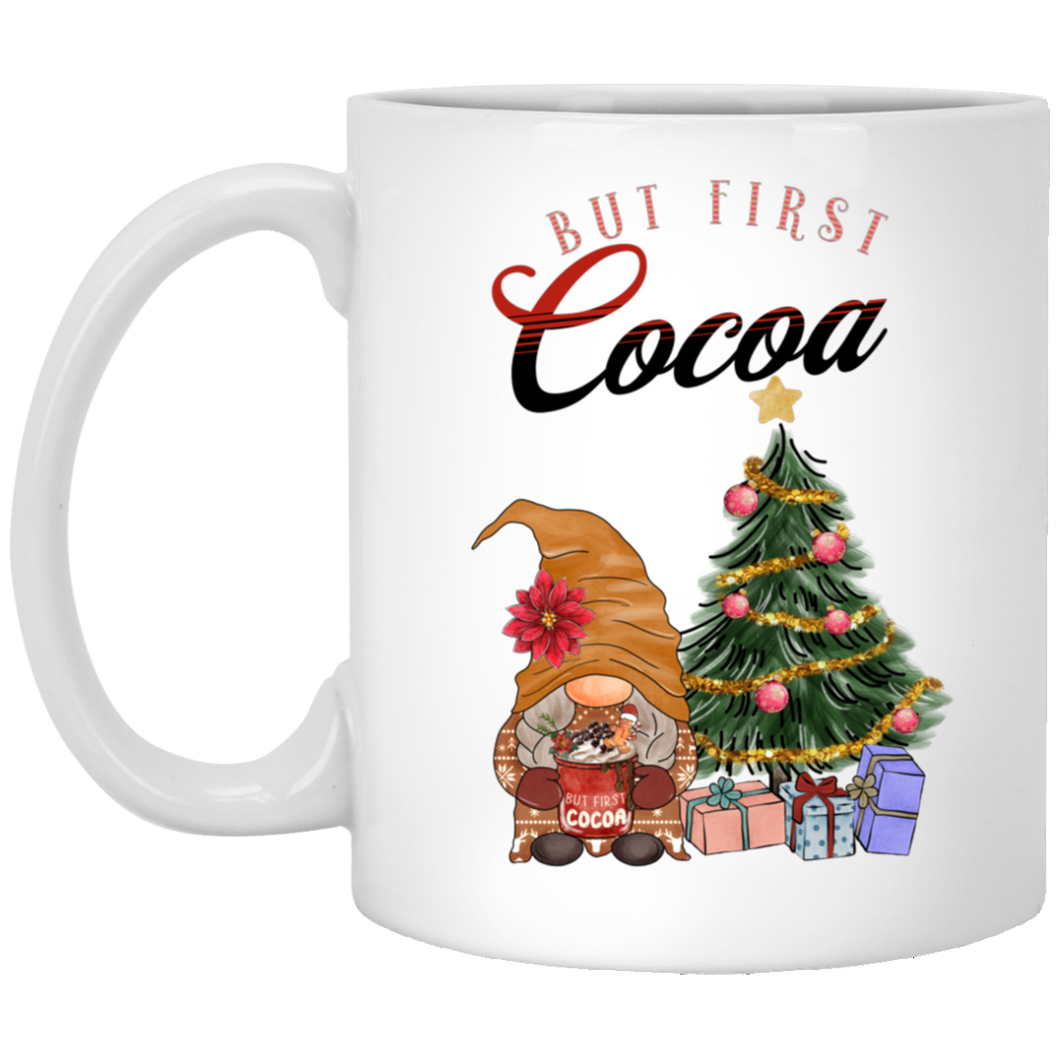 But First Cocoa  11 oz. White Mug